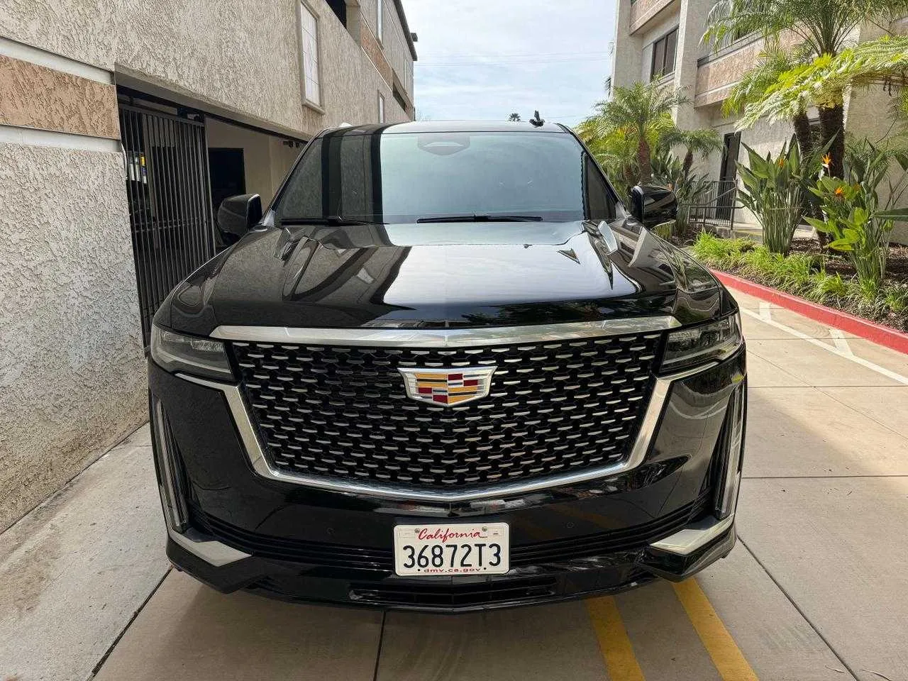 Black Cadillac Escalade for airport transfers in Malibu, CA