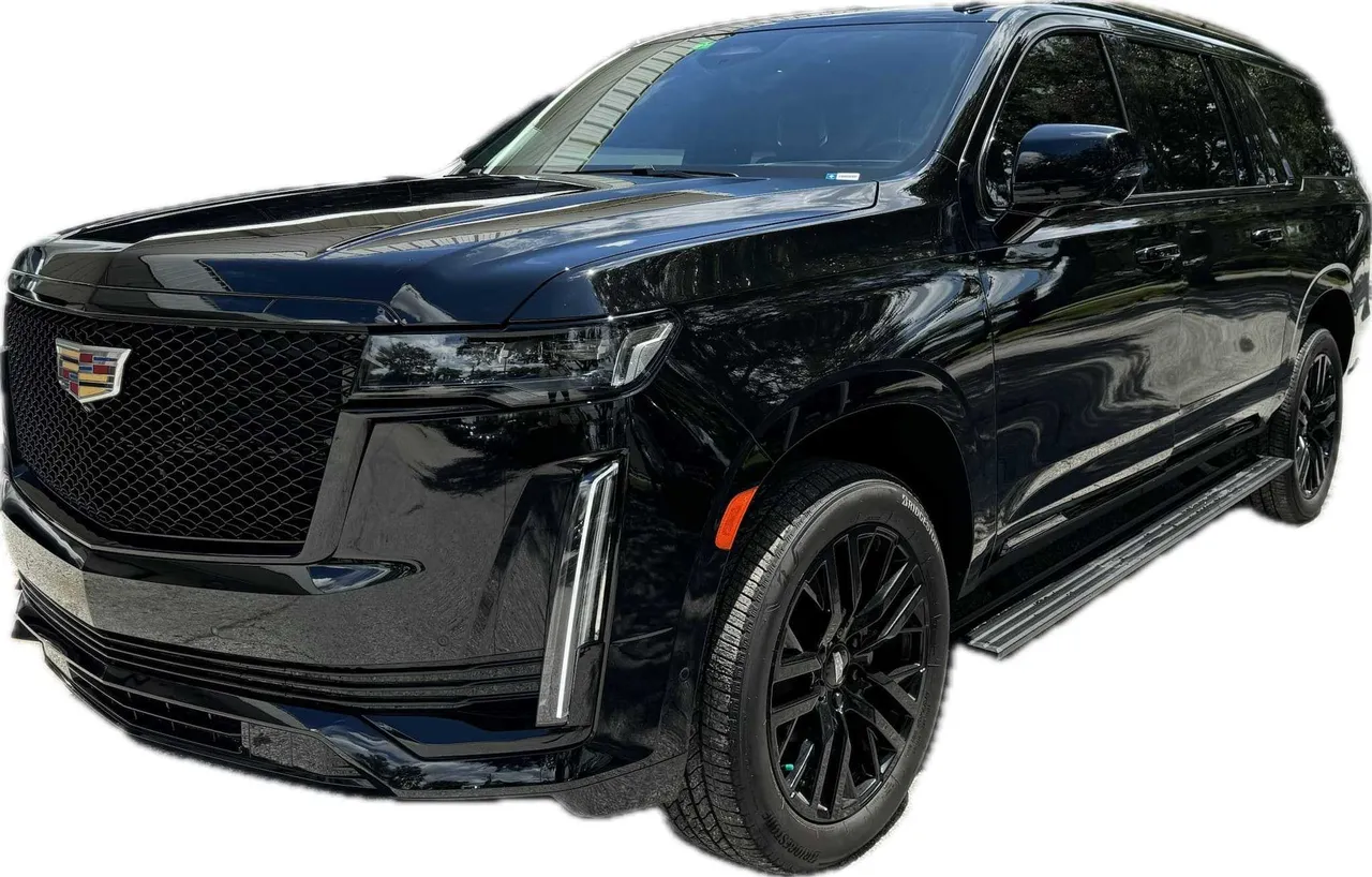Black Cadillac Escalade for airport transfers Black Cadillac Escalade for airport transfers