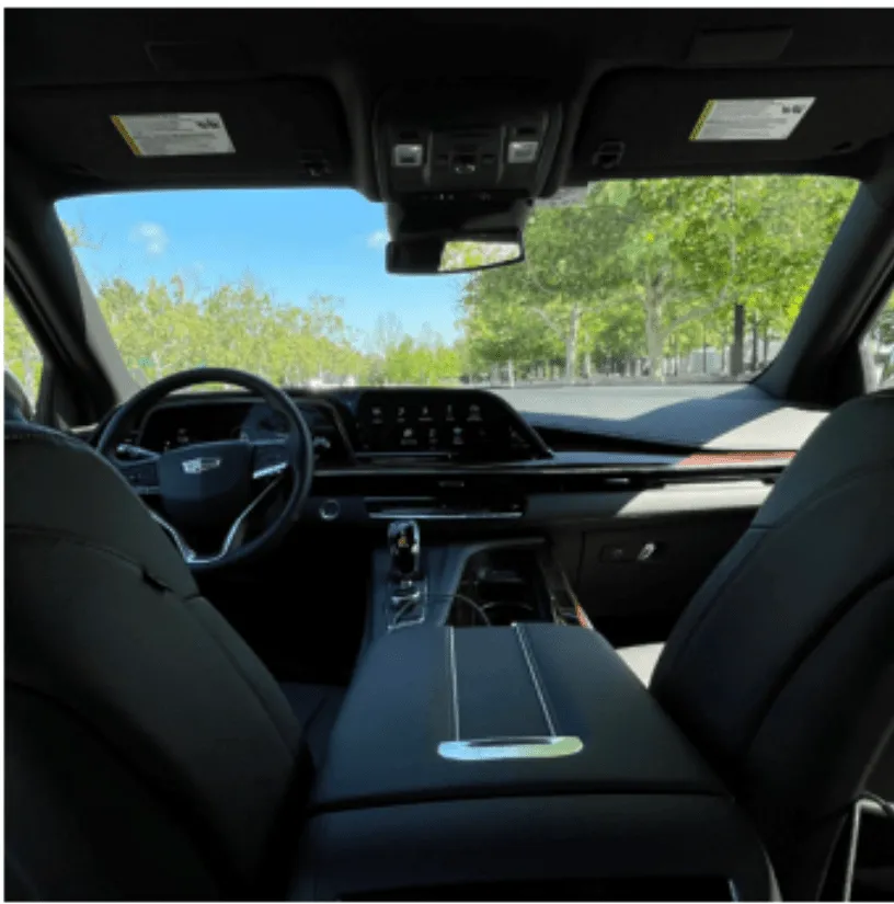 Cadillac Escalade interior for airport transfers Cadillac Escalade interior for airport transfers
