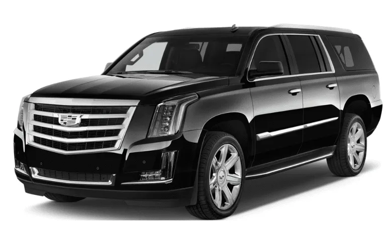 Black Cadillac Escalade for airport transfers in Bremond, TX