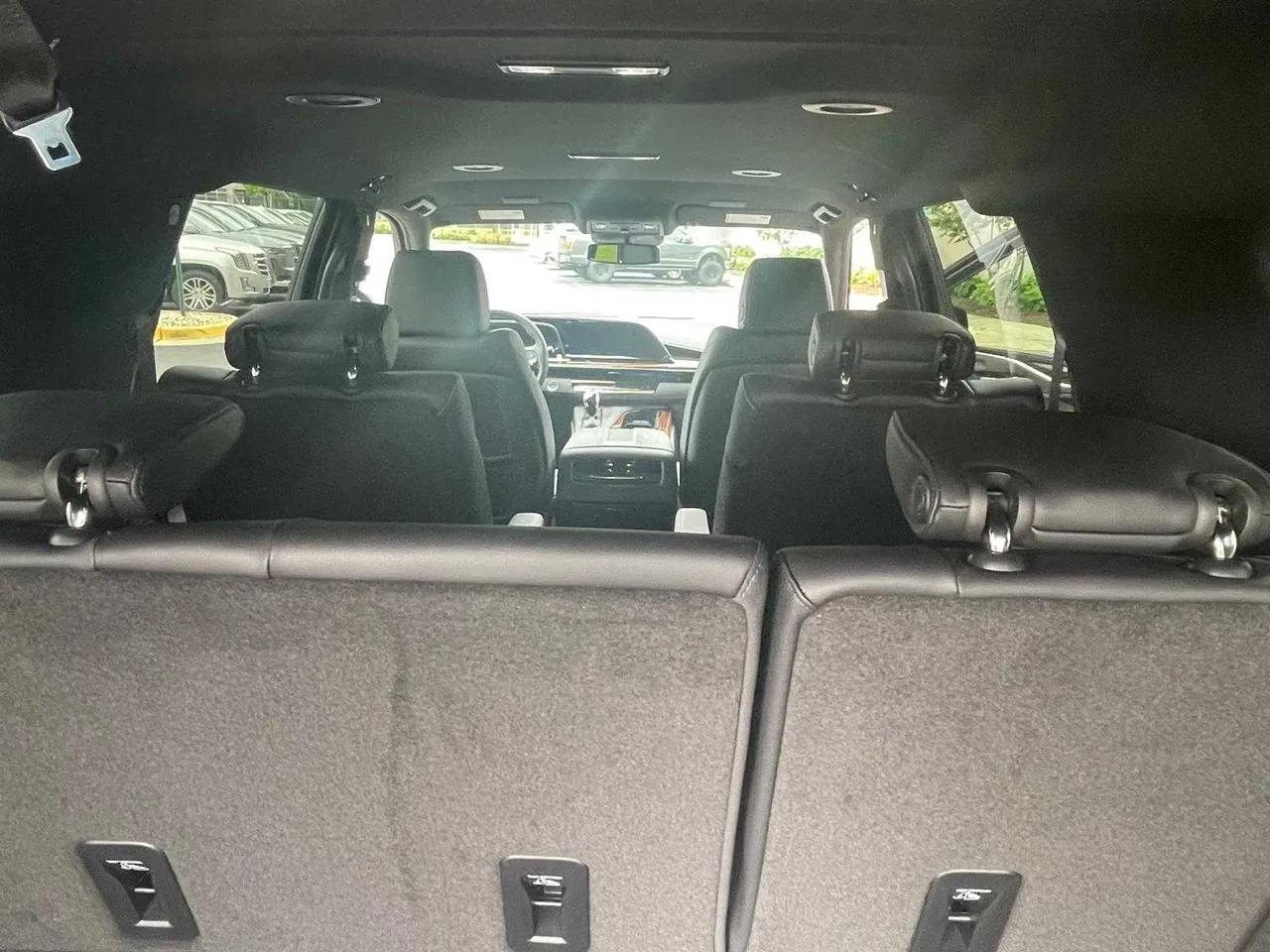 Cadillac Escalade interior for airport transfers