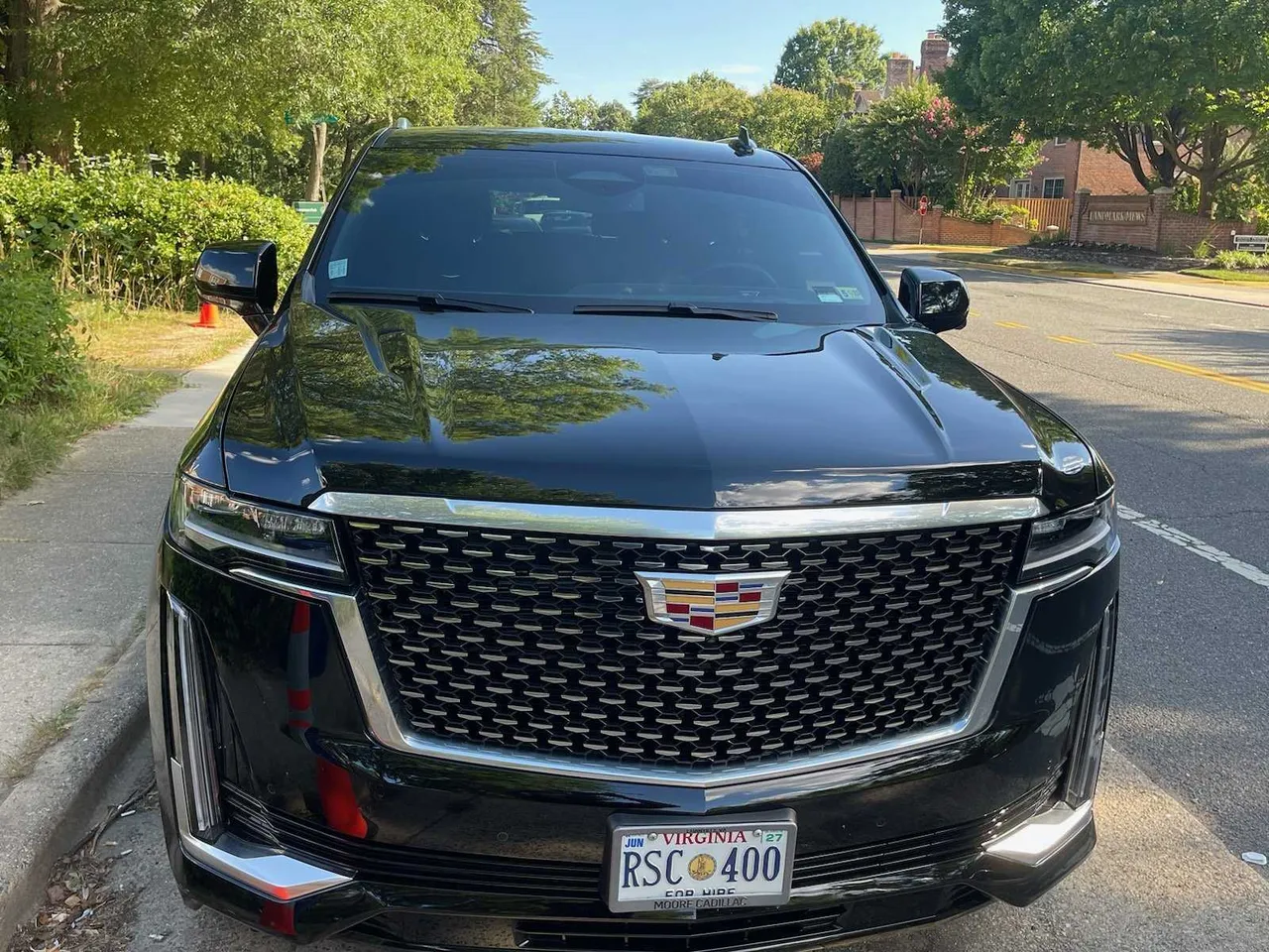 Black Cadillac Escalade for airport transfers Black Cadillac Escalade for airport transfers