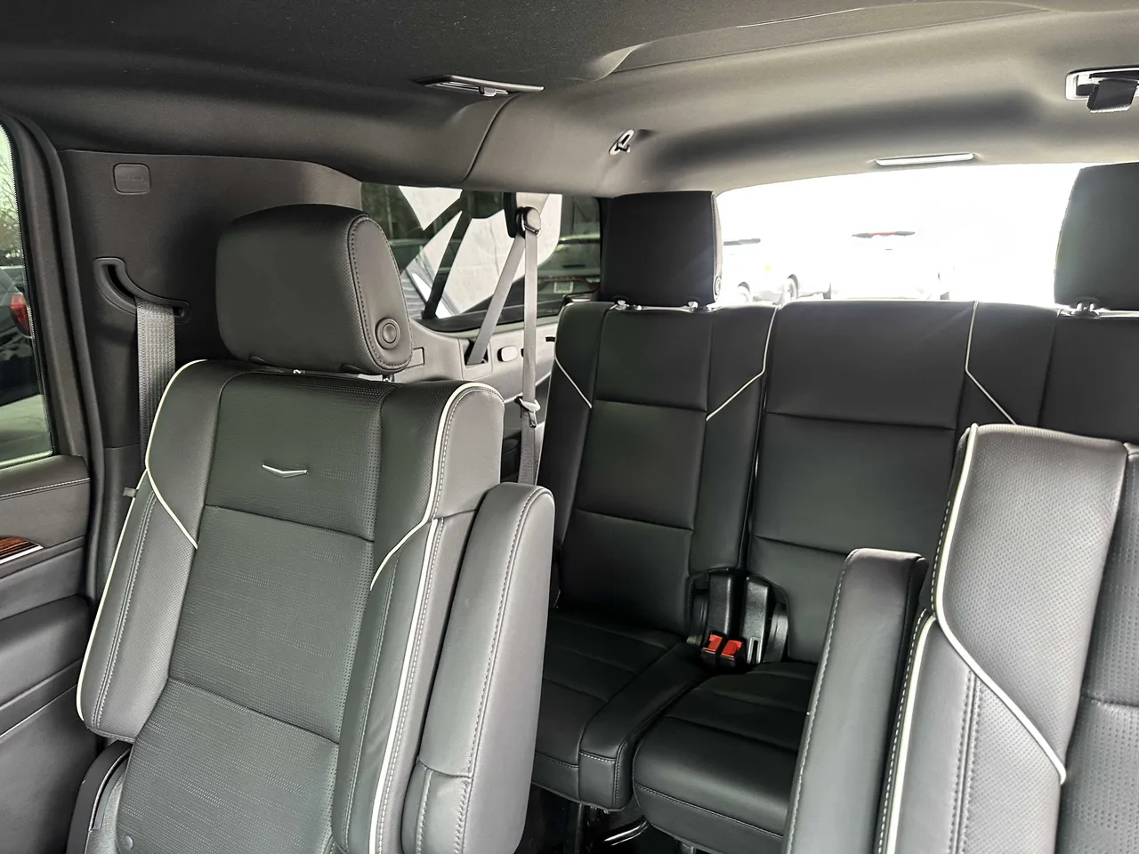 Cadillac Escalade interior with captain's chairs for cadillac escalade limo in Atlanta, GA Cadillac Escalade interior with captain's chairs for cadillac escalade limo in Atlanta, GA