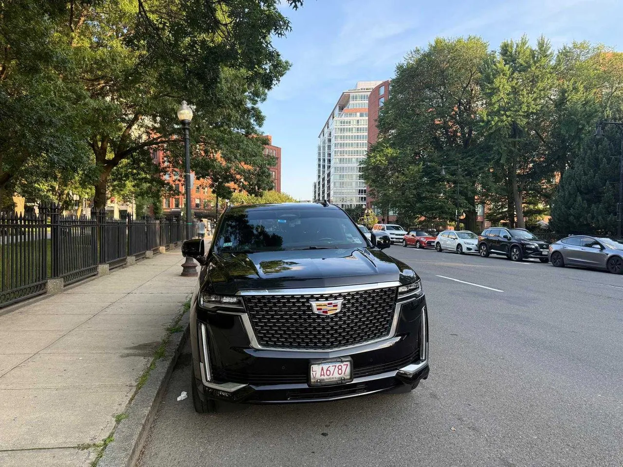 Black Cadillac XTS, photo 3 for sedan rental in Mapleville, RI
