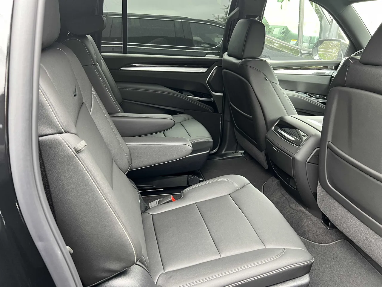 Cadillac Escalade '25 interior with captain's chairs for cadillac escalade limo in Nashville, TN