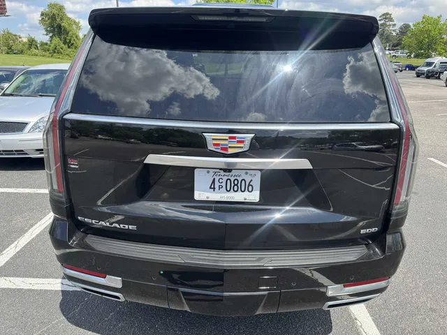 Black Cadillac Escalade '25 exterior for cadillac escalade limo in Nashville, TN