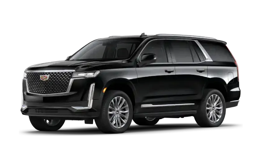 Black Cadillac Escalade for luxury car rental in Frederick, MD