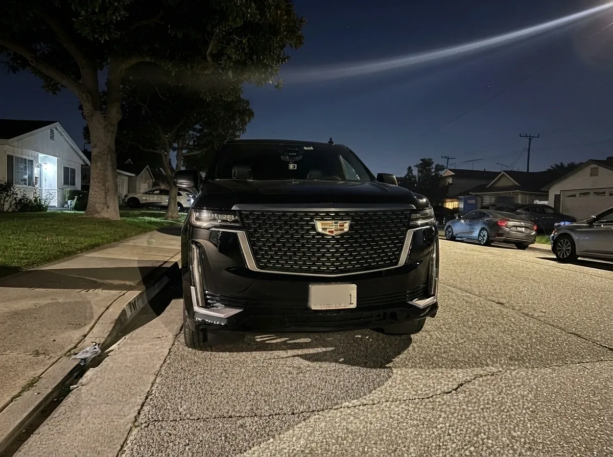 Black Cadillac Escalade for airport transfers Black Cadillac Escalade for airport transfers