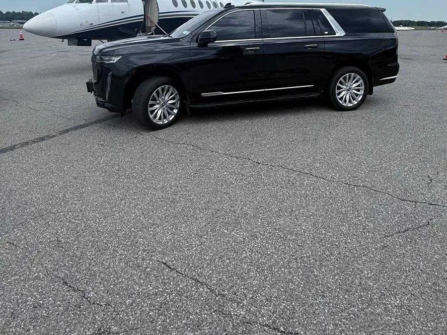 Black Cadillac Escalade for airport transfers