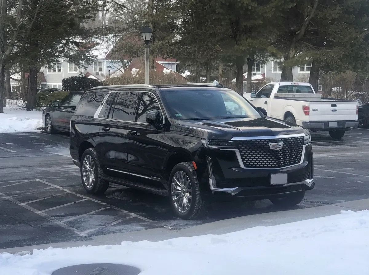 Black Cadillac Escalade for airport transfers Black Cadillac Escalade for airport transfers