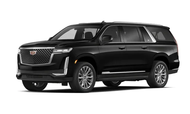 Black Cadillac Escalade for black car service in Islip, NY
