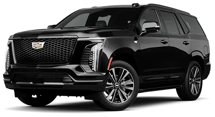 Black Cadillac Escalade for airport transfers