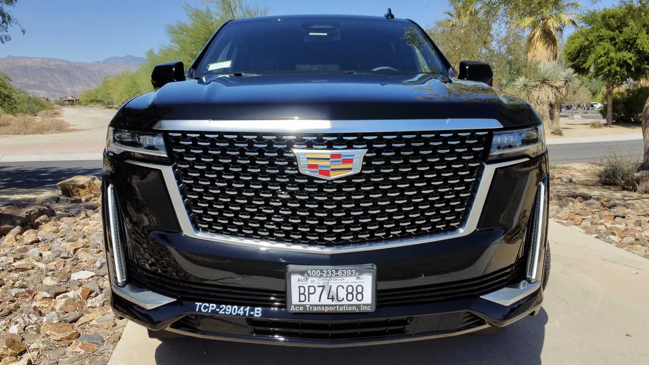 Black Cadillac Escalade for airport transfers in Bunkerville, NV