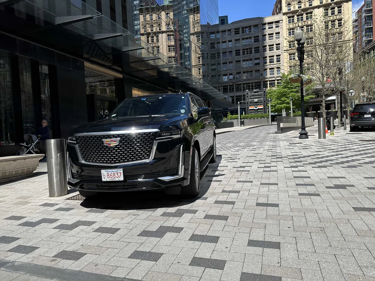 Black Cadillac Escalade for airport transfers