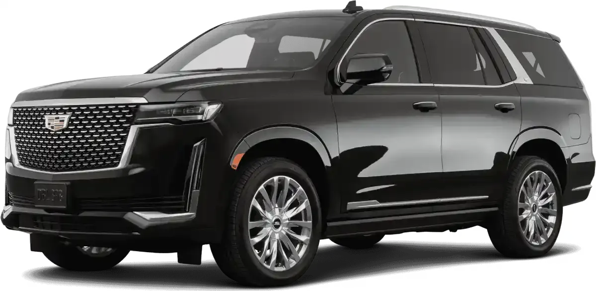 Black 6 Passenger Cadillac Escalade for airport transfers Black 6 Passenger Cadillac Escalade for airport transfers