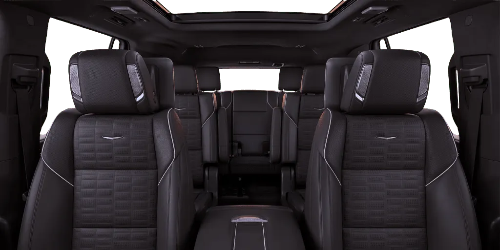 Cadillac Escalade interior for airport transfers in Fillmore, CA