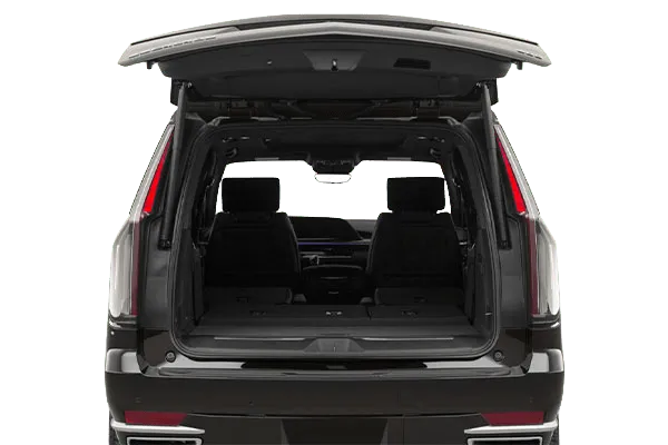 Black Cadillac Escalade for airport transfers in Fillmore, CA