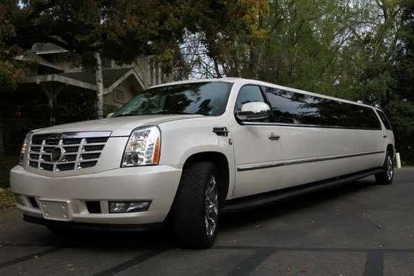 White Cadillac Escalade Limo for cadillac escalade limo in Molina, CO