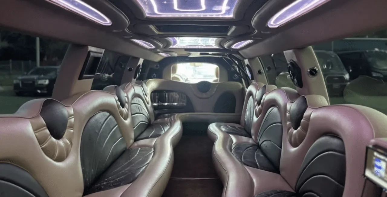 Cadillac Escalade Limo interior for cadillac escalade limo in Jefferson, NC