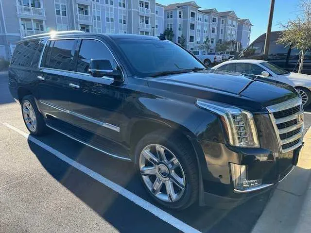 Black Cadillac Escalade 'Lucille' for airport transfers in Florida