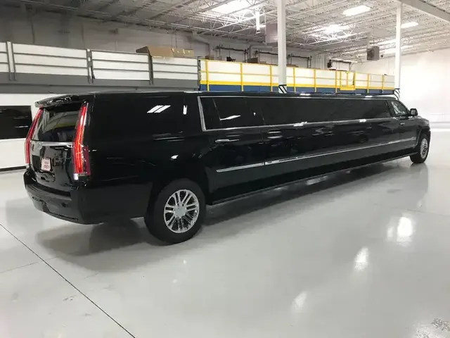 Black Cadillac Escalade Stretch Limousine for limo rental Black Cadillac Escalade Stretch Limousine for limo rental