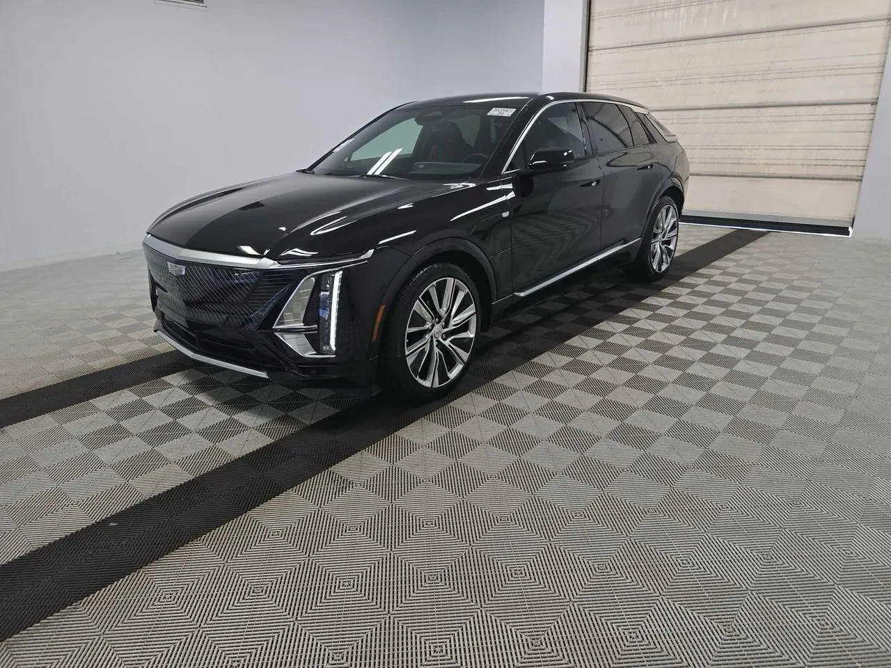 Black Cadillac Lyriq for airport transfers in Rosamond, CA