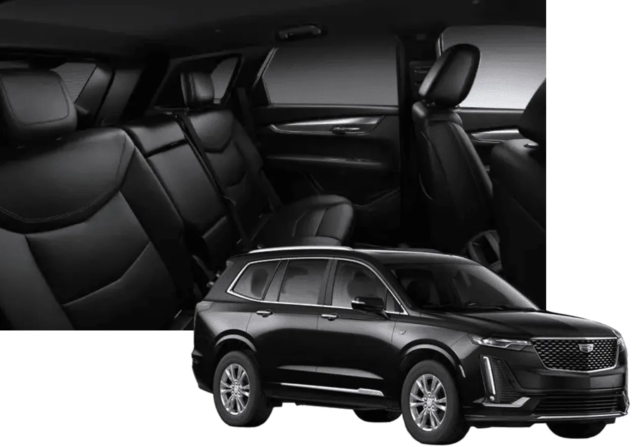 Black Cadillac Sedan for sedan rental in Riverview, FL