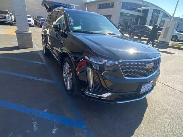 Black Cadillac XT6 for airport transfers in Universal City, CA