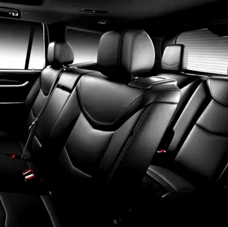 Cadillac XT6 interior for airport transfers