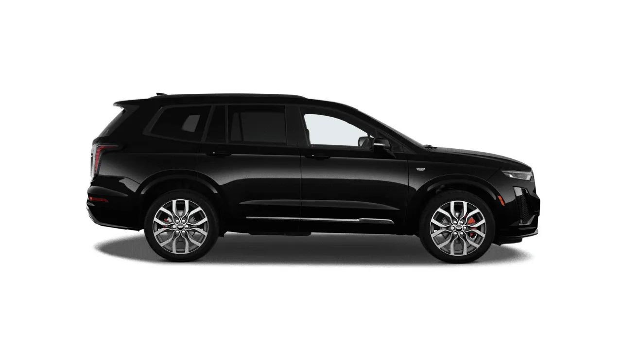 Black Cadillac XT6 for airport transfers Black Cadillac XT6 for airport transfers
