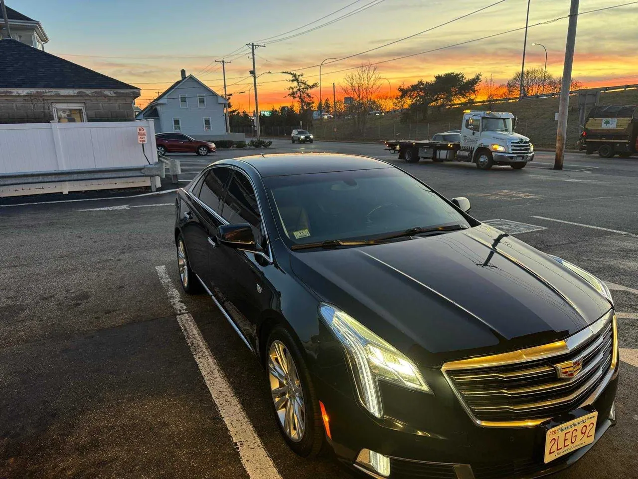 Black Cadillac XTS, photo 2 for sedan rental in North Waterboro, ME