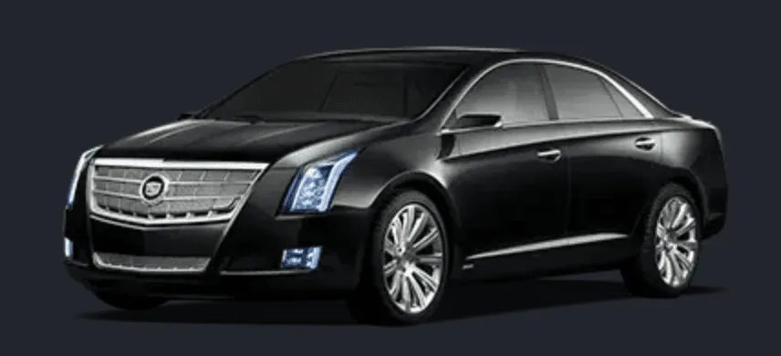 Black Cadillac XTS for sedan rental