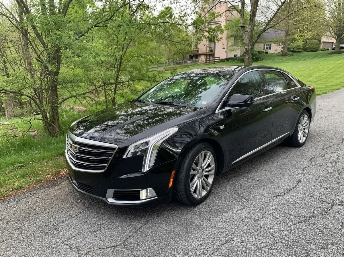 Black Cadillac XTS for sedan rental Black Cadillac XTS for sedan rental