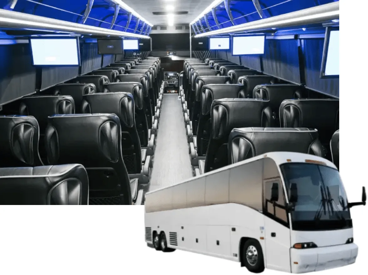 White Charter Bus