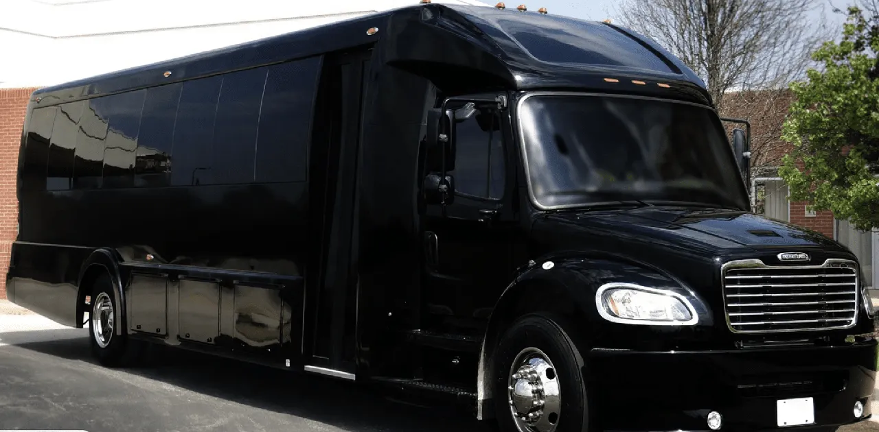 White Charter Bus