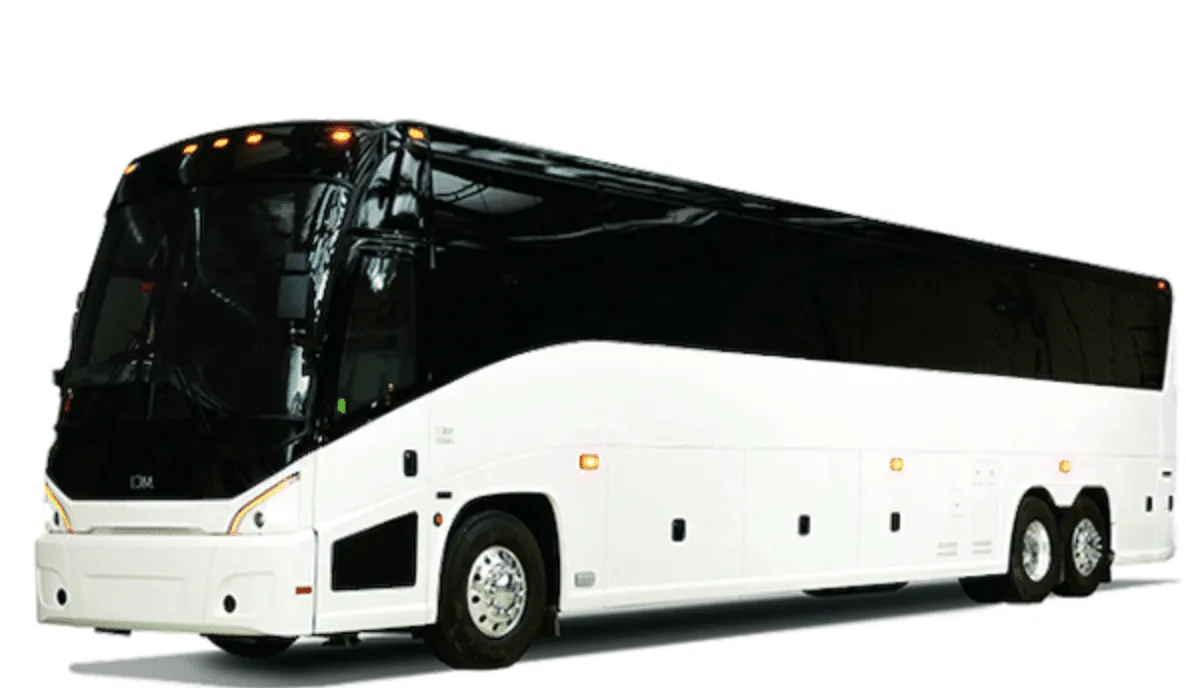 White Charter Bus