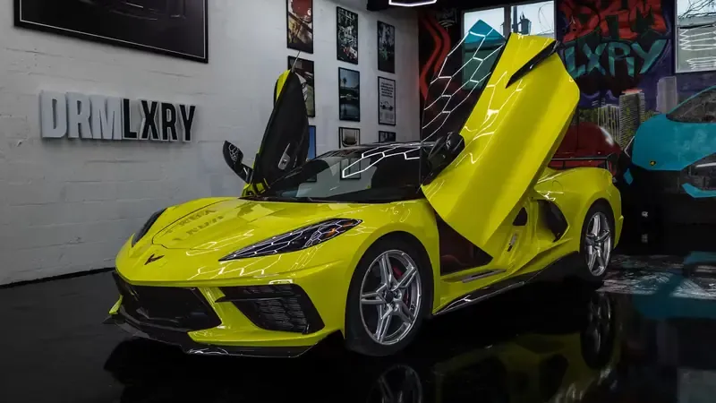 Chevrolet Corvette Stingray — Yellow for sports car rental Chevrolet Corvette Stingray — Yellow for sports car rental