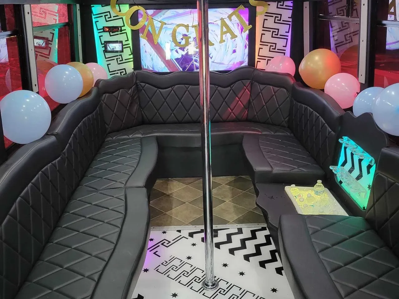 White Chevrolet Party Bus, photo 3 for party bus rental White Chevrolet Party Bus, photo 3 for party bus rental