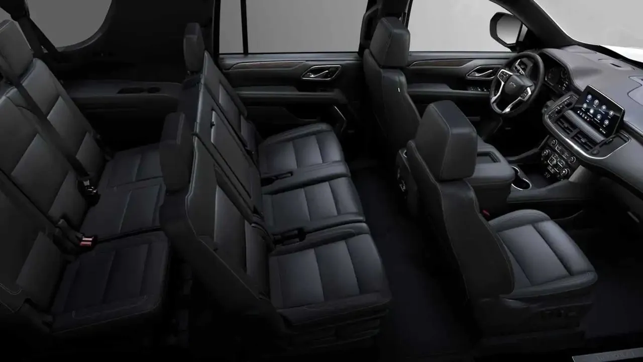 Chevrolet Suburban interior for airport transfers