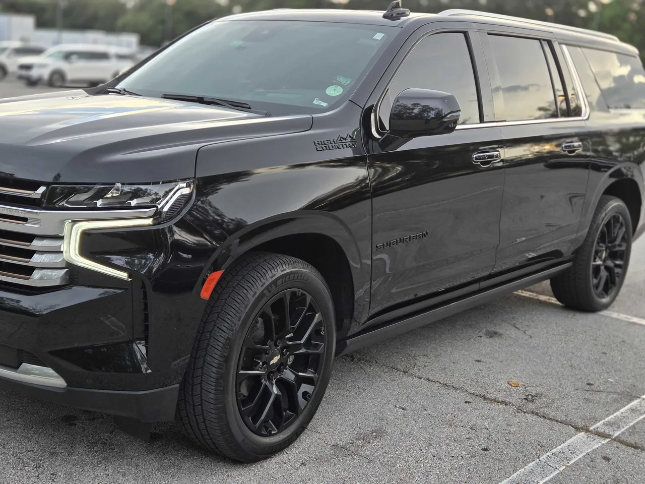 Black Chevrolet Suburban for airport transfers Black Chevrolet Suburban for airport transfers