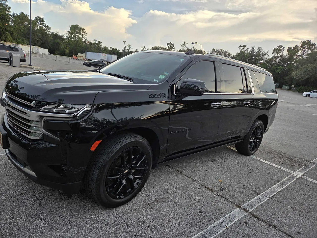 Black Chevrolet Suburban exterior, photo 3 for airport transfers Black Chevrolet Suburban exterior, photo 3 for airport transfers