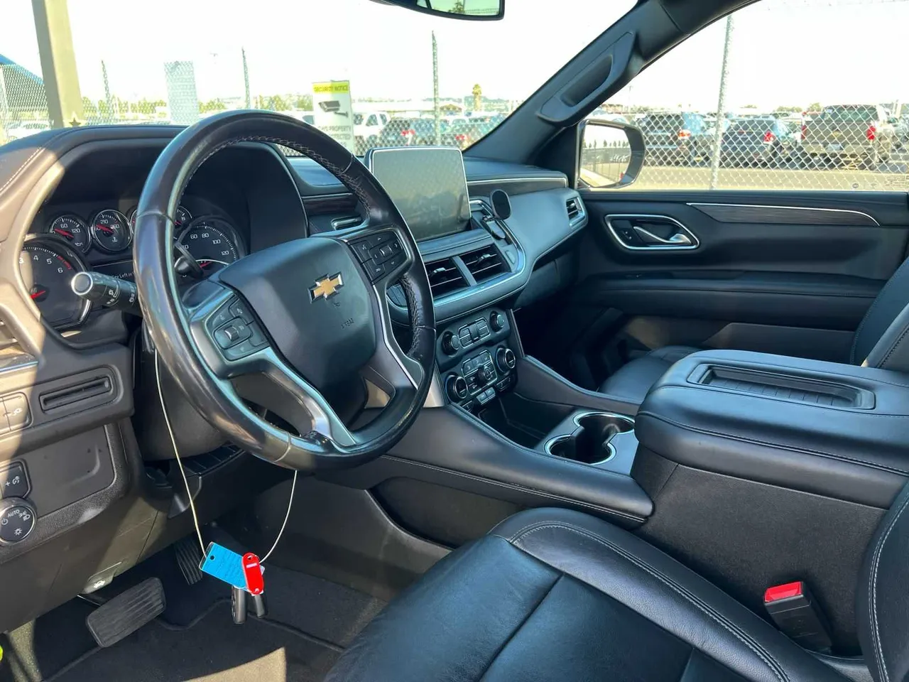 Chevrolet Suburban interior for airport transfers