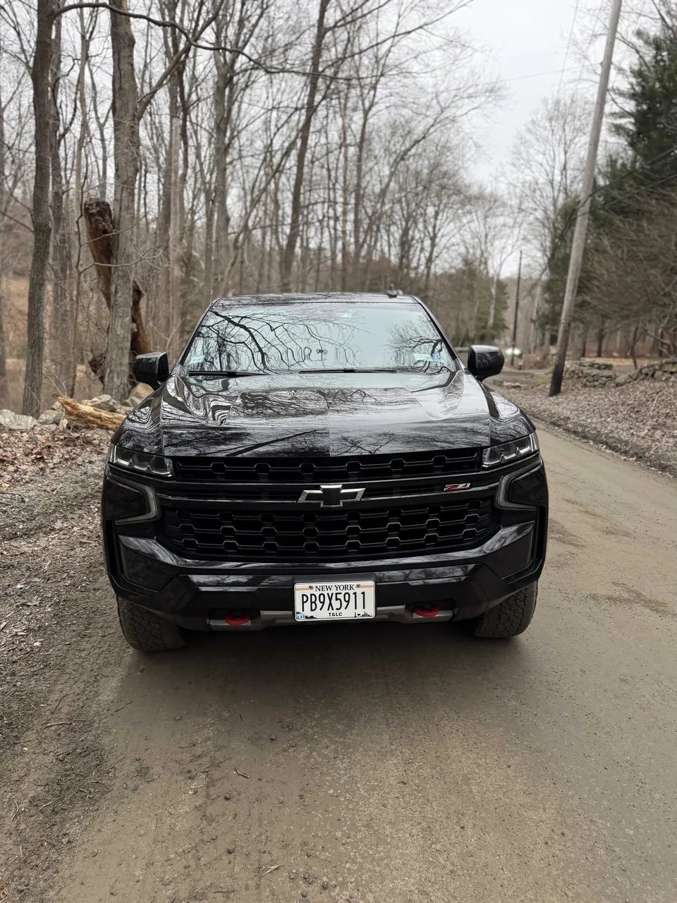 Black Chevrolet Suburban exterior for airport transfers Black Chevrolet Suburban exterior for airport transfers
