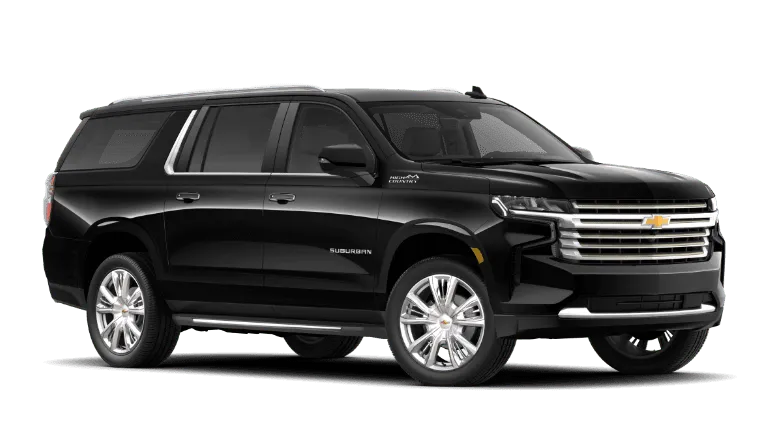 Black Chevrolet Suburban for airport transfers Black Chevrolet Suburban for airport transfers