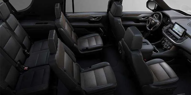 Chevrolet Suburban interior for airport transfers