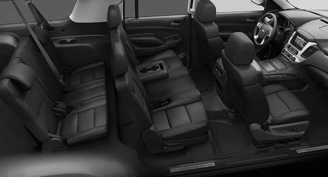 Chevrolet Suburban interior for airport transfers Chevrolet Suburban interior for airport transfers