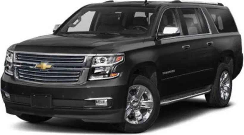 Black Chevrolet Suburban for airport transfers Black Chevrolet Suburban for airport transfers