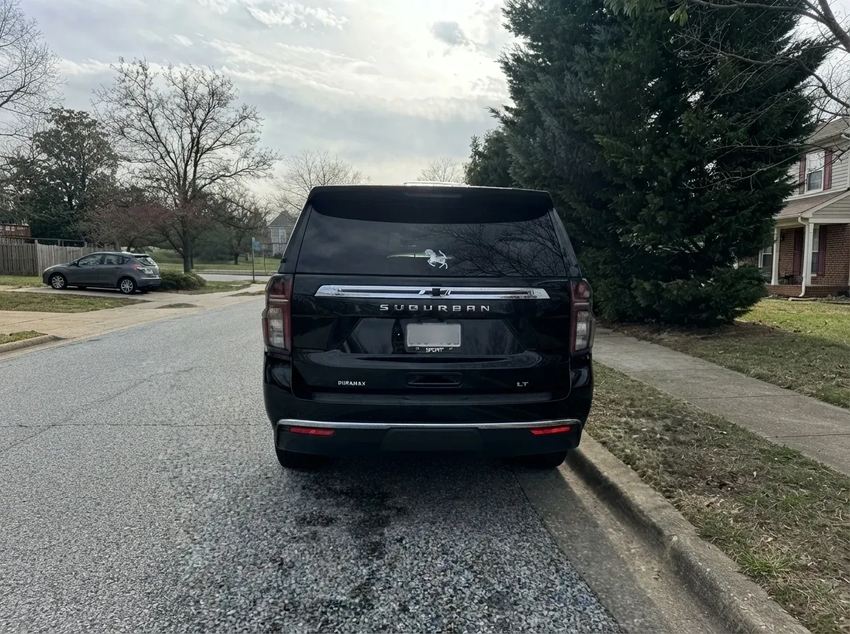 Black Chevrolet Suburban, photo 3 for airport transfers
