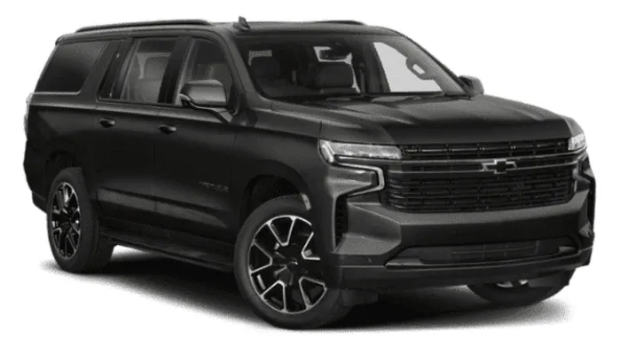 Black Chevrolet Suburban for airport transfers Black Chevrolet Suburban for airport transfers