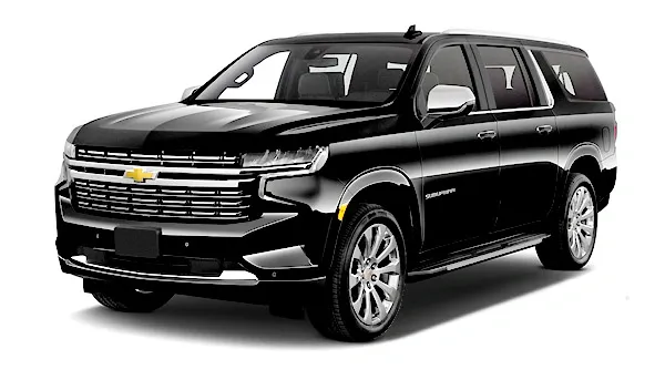 Black Chevrolet Suburban for airport transfers Black Chevrolet Suburban for airport transfers